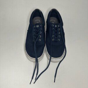 Sperry Men’s Lace-Up Sneakers – Navy Blue, Size 11